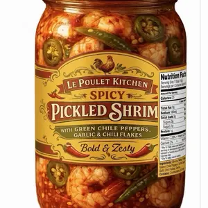 Spicy pickled shrimp