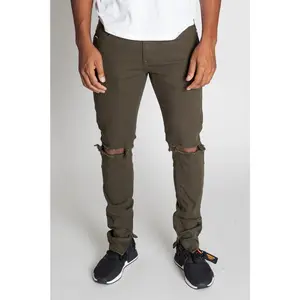 KNB3119 Olive | KDNK Army Olive Skinny Stretch Jeans