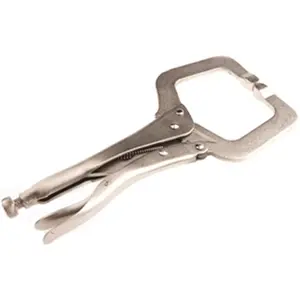 212 MAIN Locking C-Clamp Pliers - 10.5 in., Adjustable Clamp Height, Ideal for Securing Large Objects, Fishing & Outdoor Leisure Hardware