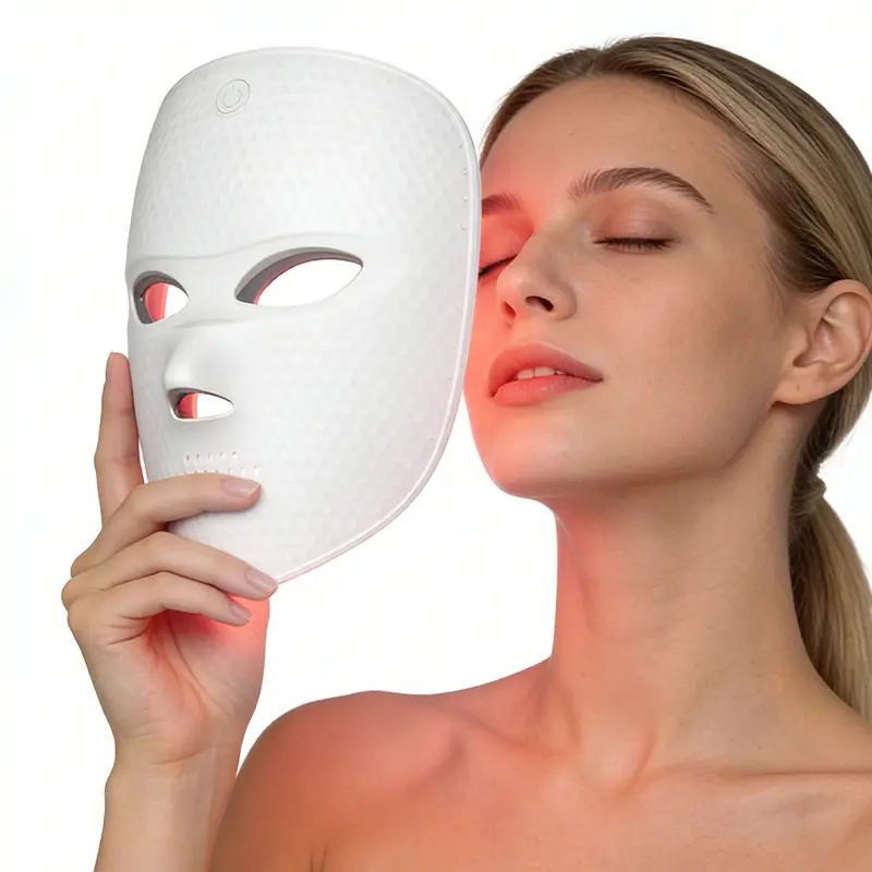 payday-Portable face mask beauty device Portable Touch-activated LED Face Mask with Multi Light Modes, Practical Home Beauty Tool for Relaxing Facial Skincare at Home SummerWins