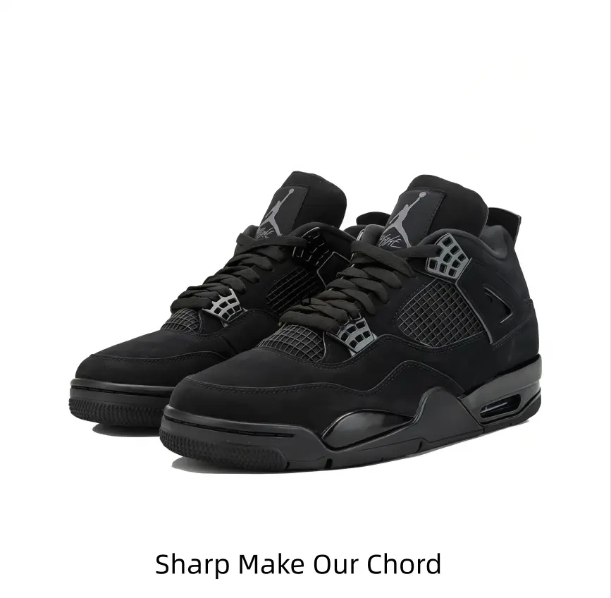 Monochromatic Black Vintage Athletic Shoes Soft Suede Material Breathable Mesh Panels For Daily Outfits & Casual Training
