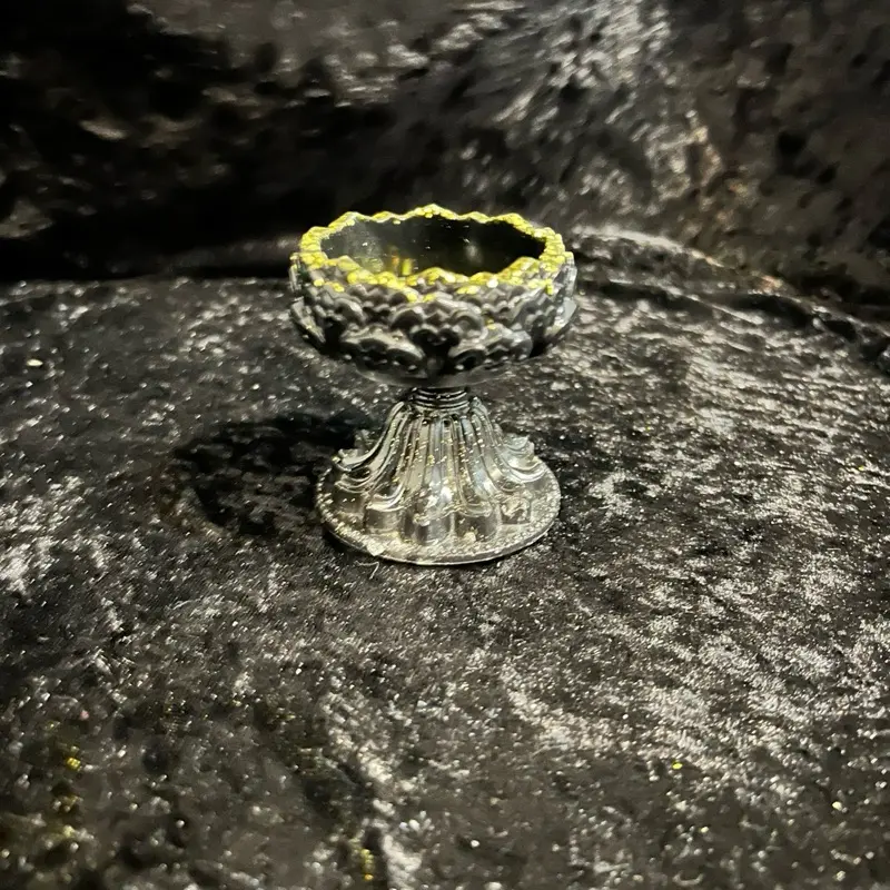 SILVERISH BLACK & GOLD  - Light Up Your Space: Custom Handmade Tea Light Candle Holders – Personalize Your Glow!