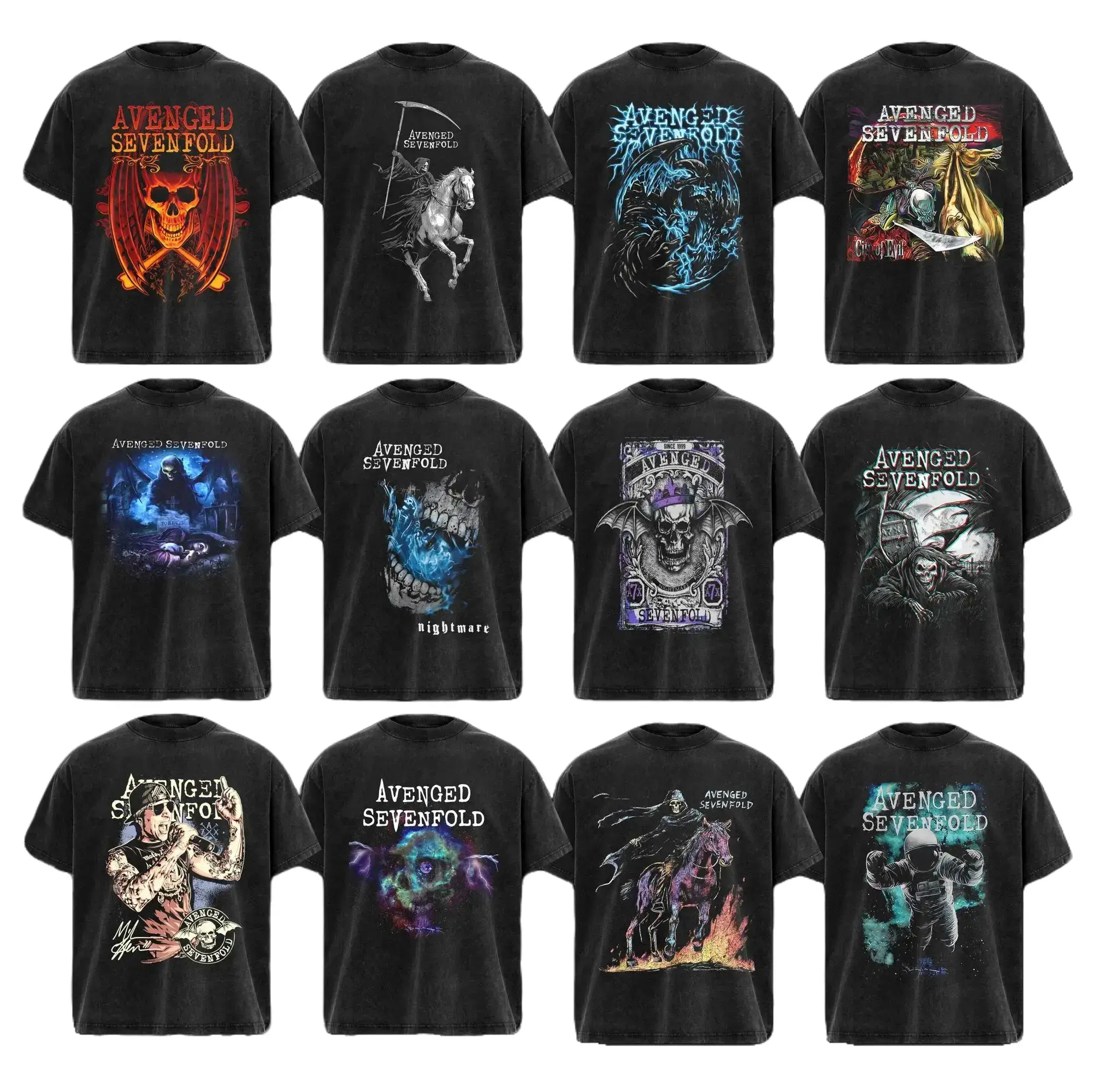 [Collection] Vintage Avenged Sevenfold Clothes Shirt Mens Black Classic Rock Metal Tee Merch, metal band shirt, rock tour t-shirt, alternative band merch, trending t-shirt, 90s graphic tee, vintage graphic tee, grunge aesthetic shirt, classic rock merch