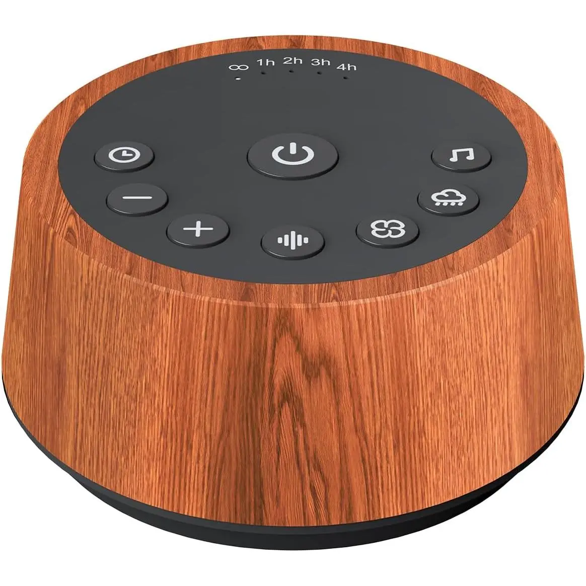 Sleep White Noise Sound Machines 25 Soothing Sounds 32 Volume Levels 5 Timers and 4 Sound Categories Memory Function for Everyone Wood
