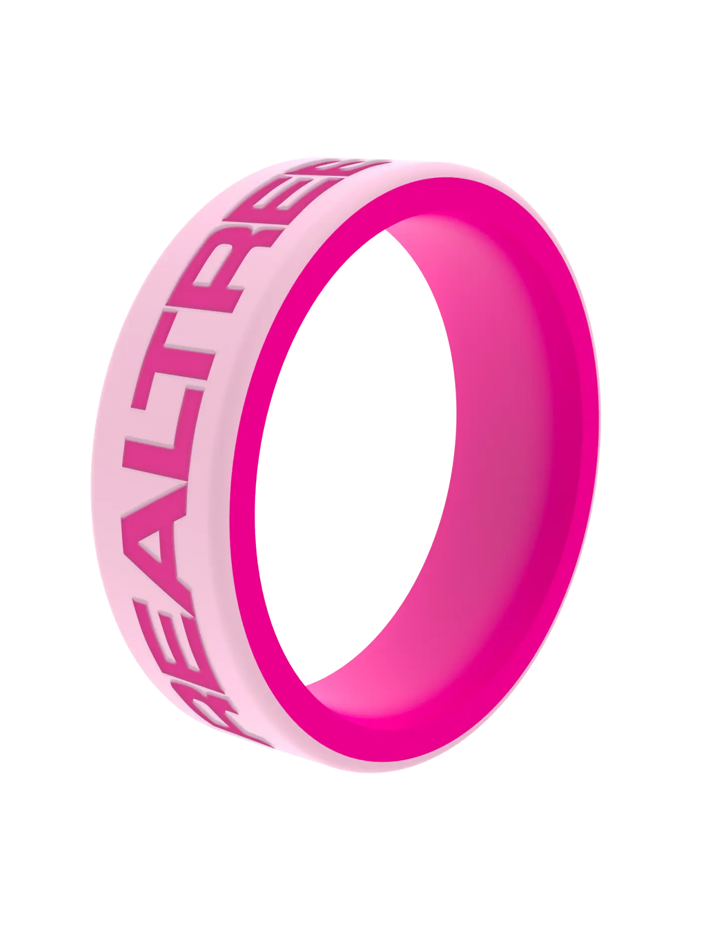 Women's Elegant Silicone Fashion Ring - Realtree Strata Inlay Band, Soft, Breathable, Flexible Plastic Ring, Adventure-Ready for Weekend Hikes & Everyday Wear, Costume Jewelry Accessory, Elegant Ring