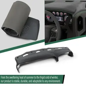Soft TPE Dash Cover For 98-00 Dodge Ram 1500 2500 3500 Dashboard Overlay Grey