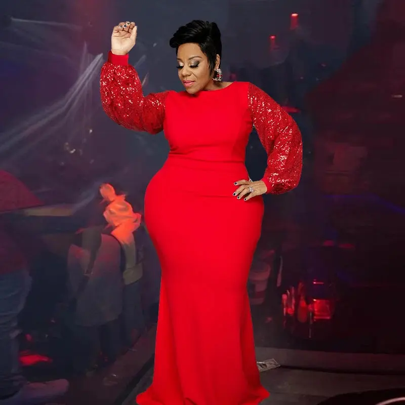 Long Sleeve Evening Gown--=%2=- formal=%2=----=%2=- event=%2=-- formal event plus size