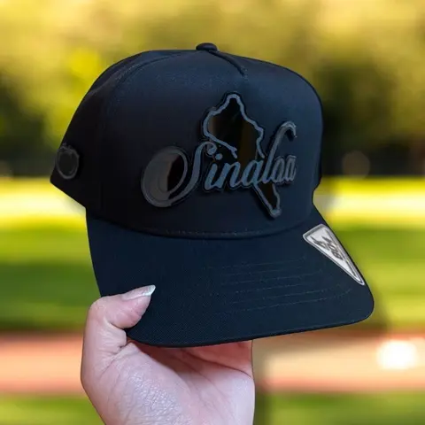 Mexico States  Hats Snapback Black Plate Cap with Mexico States Logo, High Quality Design.
