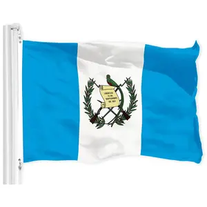 Guatemala Guatemalan Flag |   3x5 feet |   Printed 150D, Indoor/Outdoor, Vibrant Colors, Brass Grommets, Quality Polyester