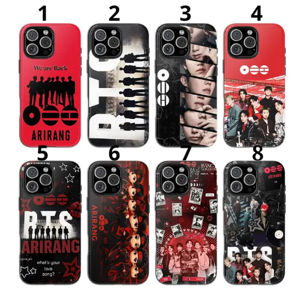 Arirang Album Kpop Phone Case, World Tour 2026 Fan Art Cover for iPhone 11-17, Pro_max