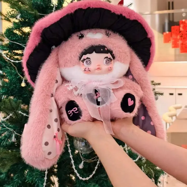 Nommi 400% Mushroom Hat Series Soft Stuffed Collectible Blind Box Toy, 1 Pcs (with Outer Box Randomly), Cuddly Doll Gift, Cute Stuffed Animals, Animal Gifts