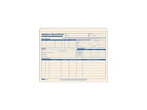 Tops 32801 Employee Record Master File Jacket, 9 1/2 x 11 3/4, 10 Point Manila, 15/Pack