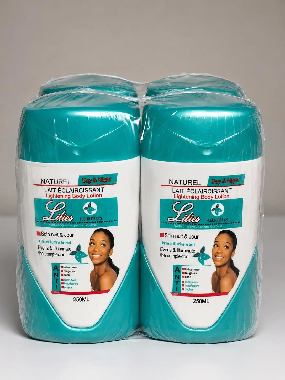 4 Pcs Lilies Lotion for body and face