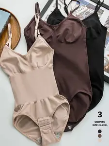 Seamless Compression Shapewear Corset Underwear Set – Waist Trainer, Tummy Control & Butt Lifting Hip Slimmer, Womenswear, Spaghetti Strap