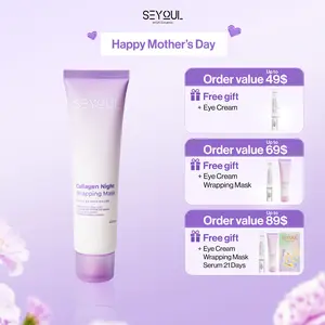 Seyoul Collagen Wrapping Mask 50ml – Firming & Hydrating 80% Fresh Collagen Korean Night Care for Radiant Skin With Niacinamile