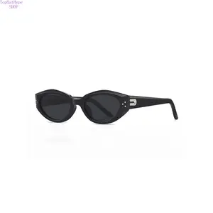 Future Retro Cat Eye Sunglasses for Women, Small Frame Face Slimming Design, UV400 Protection Y2K Vintage Shades, Casual Minimalist Solid Color Style, Lightweight Fashion Eyewear for Daily Streetwear & Outdoor Activities