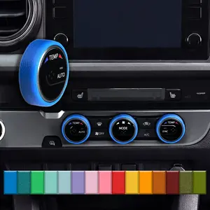 For Toyota Tacoma - Knob Press-Fit Covers 2016-2023 | 3-Knob Set Choose Your Color! Precision Fit For a Snug Fit That Stays In Place With No Tape or Adhesive. Made with High Quality Materials That Won't Warp or Fade! Made In The USA