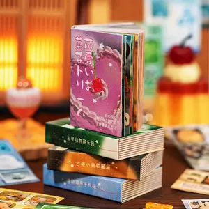 4 Styles 216 Sheets Mini Y2K Aesthetic Sticker Book Matte & Sand Textured Finish Retro Cut-Out Stickers for Journaling Scrapbooking DIY Crafts & Collage TikTokShopJumpstartSale