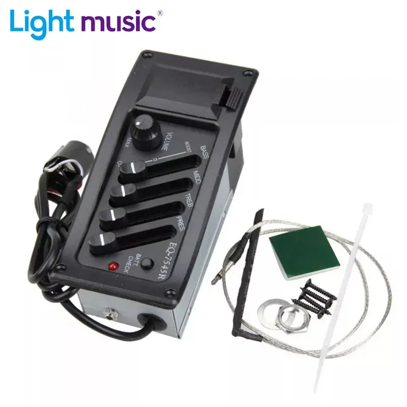 Acoutic Guitar EQ Piezo Pickup / Pre-Amp Unit Acoustic Guitar EQ-7545R