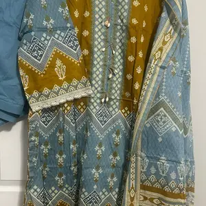 Gul Ahmed lawn xxl size 3pcs Summer Dress