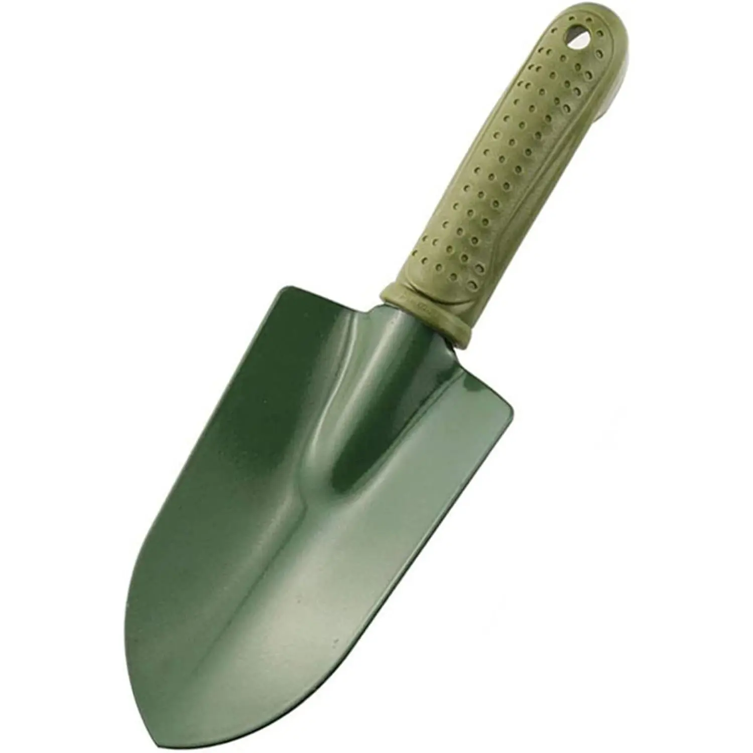 Alloy Garden Digging Shovel, Anti-Slip Plastic Handle Gardening Trowel for Lawn Planting