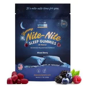Dr. Price Sleep Gummies - Mixed Berry - 3 mg Melatonin, L-Theanine, GABA, Lemon Balm - Sleep Aid Gummies for Adults