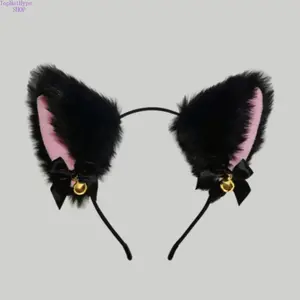 Women's Soft Plush Puffy Cat-Bunny Ears Headbands, Whimsical Animal-Themed Hair Clips, Fashion Costume Accessories for Holiday Parties, Cosplay, Puffy Headband