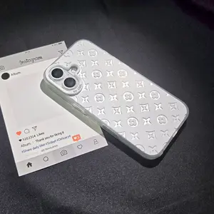 Classic Floral Patterns TPU Laser Craft Phone Case foriPhone 17 16 15 14 13 12 11 Anti-Drop ProtectiveCover..iphoe 17promaxcase/iphone16promaxcase/iphone15promaxcase