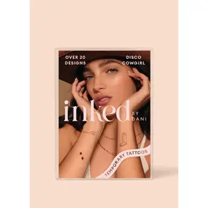 Disco Cowgirl Temporary Tattoos