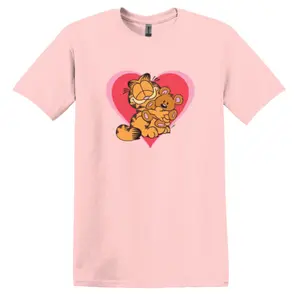 Garfield Cute Cuddly - Garfield Cuddly - T Shirt - Mens Licensed - Gift For Her Menswear - Unisex Shirt Menswear Womenswear Streetswear
