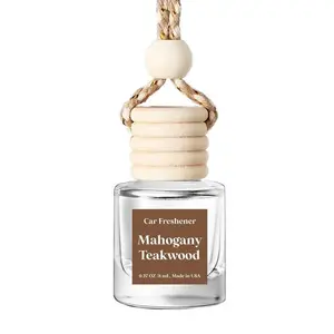 Car Air Fresheners Hanging Scent Oil Diffuser,EXOVAN 8ML Nature Frangrance Friut Juciy Perfume Last Long Time With Three Scents For Car & Live Gifts