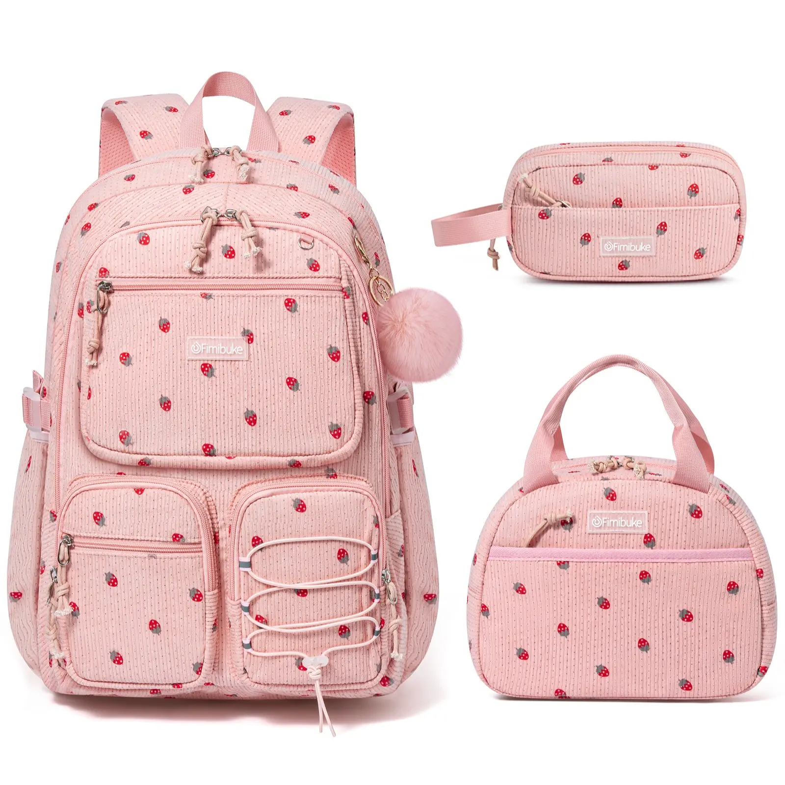 E5.Corduroy Pink Strawberry