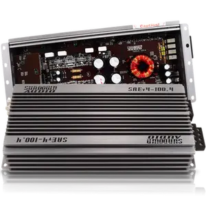 Sundown Audio SAEv.4-100.4 Wired 4-Channel Car Audio Amplifier Module - 100x4 Power Output, Remote Compatible, Noise Reduction, Overload Protection