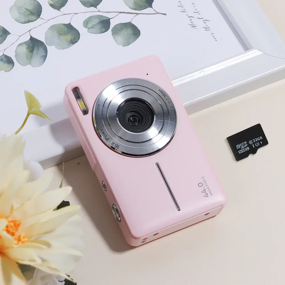 CAMKORY Instant Pocket-Sized Digital Point & Shoot Camera with 32GB Card, Wrist Strap, Self-Timer, Anti-Shake, Multiple Filters, Capture-Ready for Daily Vlogging/Photography, Ideal Mini Gift for Teens & Adults, Guys Gifts  #Summerwins