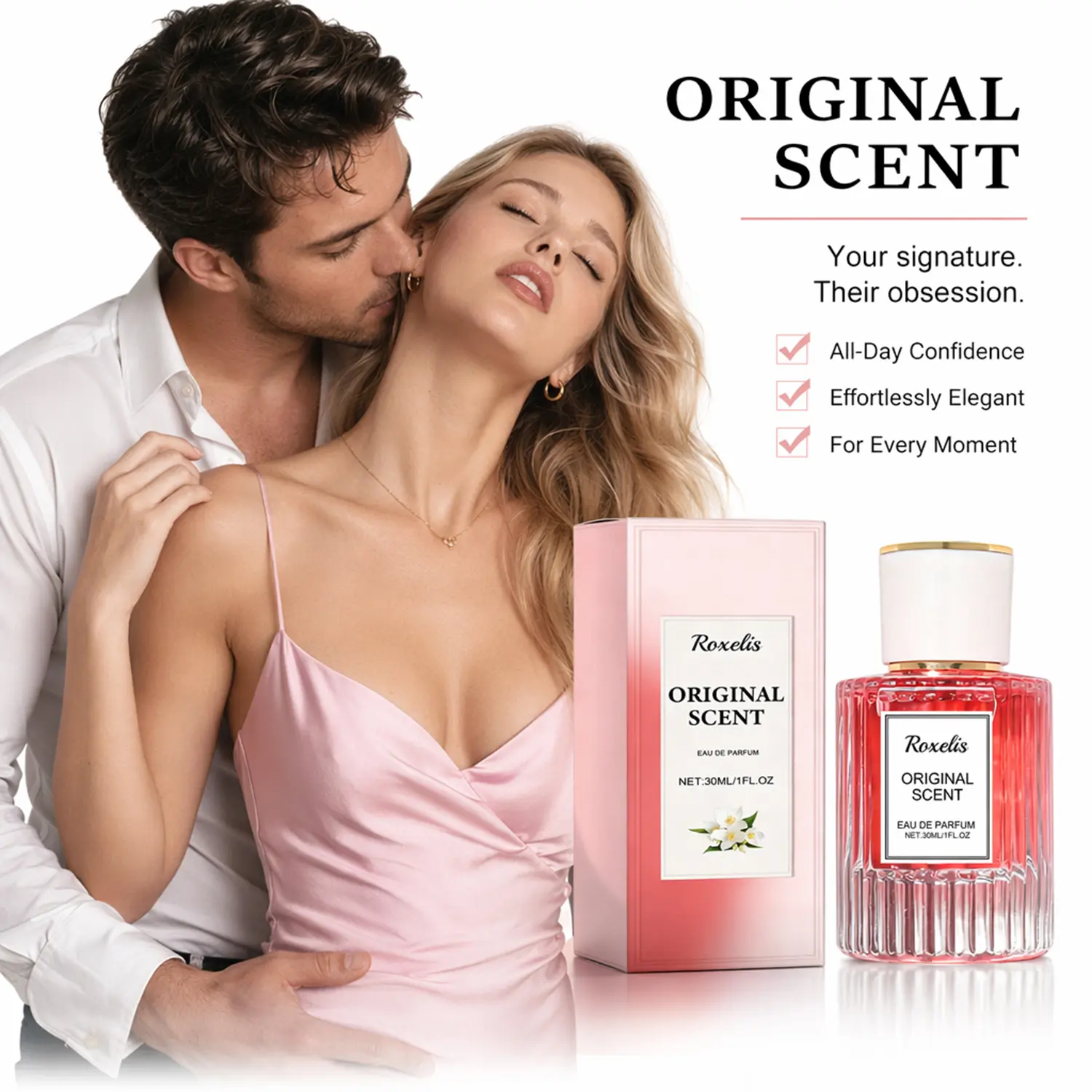 Pheromones Perfume for Women, Long-Lasting Captivating Fragrance with Floral and Woody Notes - Premium Formula to Enhance Allure, 30ml, Pheromones Perfume Women