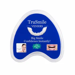 [3PC] Cosmetic Smile Cover for Teeth  Soft Flexible Non-Medical Snap-On Veneers Reusable Easy Moldable Unisex Accessory for Instant Visual Look Enhancement