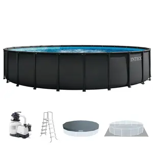 Intex 26' x 52" Ultra XTR Round Frame Above Ground Swimming Pool Set with Pump