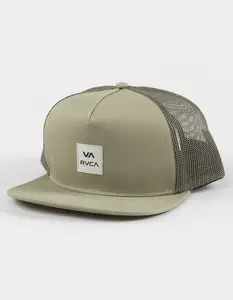 RVCA VA ATW  Mens Trucker Hat, Light Green