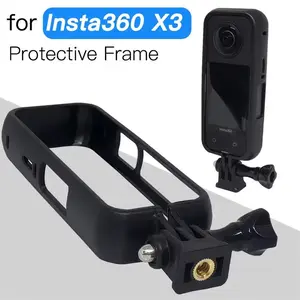 Protective Camera Case Frame for Insta 360 X3 Anti-Fall Action Camera Mount Accessories, Durable and Secure Camera Housing