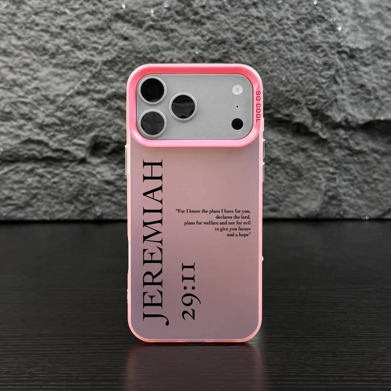 Jeremiah 29:11 IMD Laser Crafted Phone Case, amilitary grade Christ phone case that is resistantto drops and scratches, suitable for iPhone 17 Air16 15 14 Plus 13 12 11 Pro Max Plus XR XSSamsung Galaxy S26 S25 S24 S23 S22 S21-ZQ110 O5 Jeremiah 29:11 IMD Laser Crafted Phone Case, amilitary grade Christ phone case that is resistantto drops and scratches, suitable for iPhone 17 Air16 15 14 Plus 13 12 11 Pro Max Plus XR XSSamsung Galaxy S26 S25 S24 S23 S22 S21-ZQ110 O5
