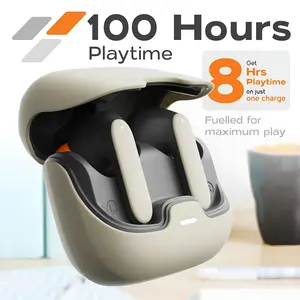 TWS Wireless Earphones 5.4 Bluetooth Ultra-low Latency Dual Microphone ENC Noise Cancelling in Ear Bluetooth Earphones