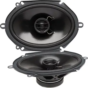 PowerBass S-6802 - 6x8" Coaxial OEM Replacement Speakers - Pair