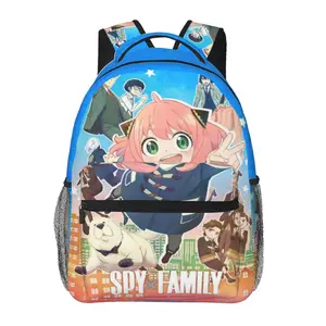 Casual Spy x family Outdoor Adventure Backpack Spy family Laptop Daypack Funny cartoon Spy family travel backpack for Weekend Getaway Work Camping  Unisex Gift for
