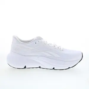 Reebok Zignition Womens White Canvas Lace Up Athletic Running Shoes