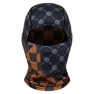 PSD Unisex Emblem Luxe Hooded Mask, Face-Covering, Balaclava Ski Mask