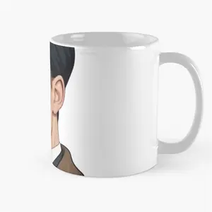 Tommy Shelby Fan Art Mug: Peaky Blinders Ceramic Cup - Classic Style, Heat-Resistant, Gift for TV Show Lovers