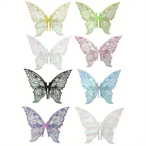 Butterfly Fairy Wings, Perfect for Various Festivals, Bars, Parties, Cosplay Props, Music Festivals, Halloween Accessories, Lightweight, Party Event Props, Party Decoration Supplies