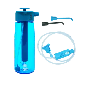 LUNATEC 750ml Mist, Shower & Hydration Spray Bottle Kit with tube extension and bidet & water flosser precision tips.