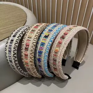 【Buy More Save More】Bohemian Braided Headband for Women – Trendy Wide Hairband for High Crown Styling, Minimalist & Versatile Hair Accessory