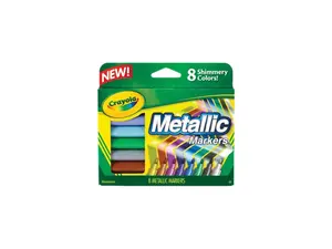 Crayola 8-color Metallic Markers